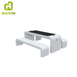 USB Wireless Handy-Ladegerät Outdoor Smart Solar Möbel Gartentisch Bank Set