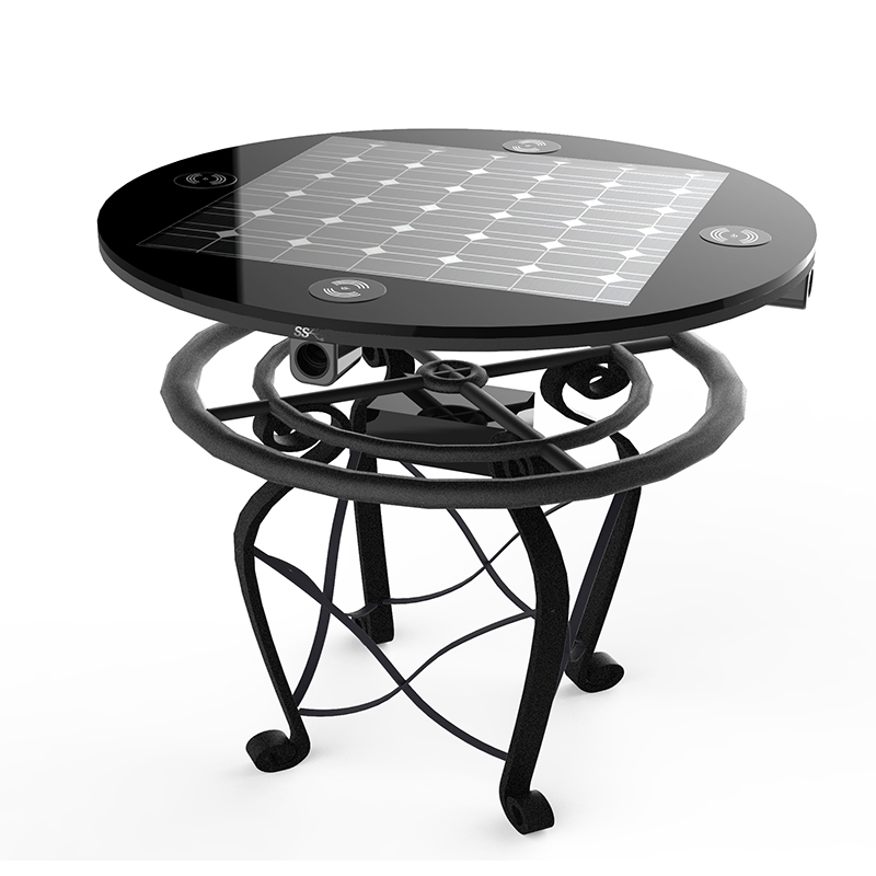 Multi-Funktion Mobiltelefon Aufladen Solar Powered Table mit Smart Wifi